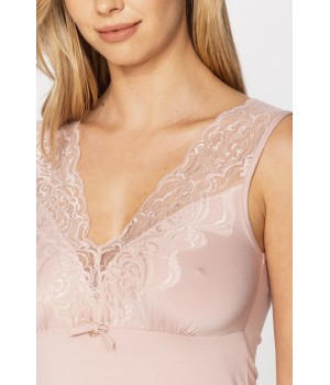 Nuisette micromodal elastano tirantes anchos lazos
